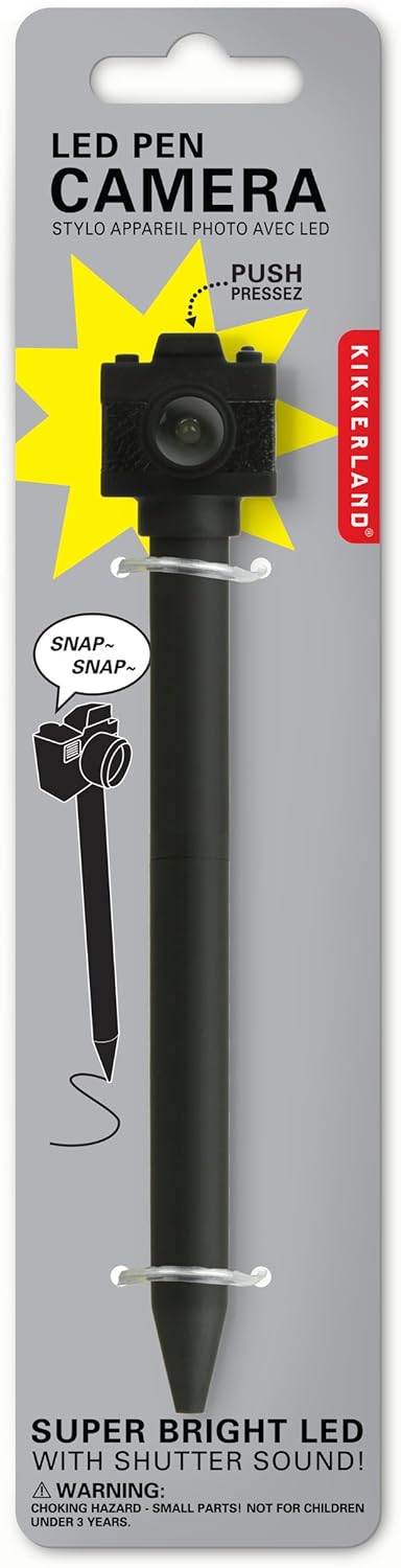 KIKKERLAND ノイジーペンライト [光って音が鳴るペン] NOISY PEN LIGHT [ カメラ ]