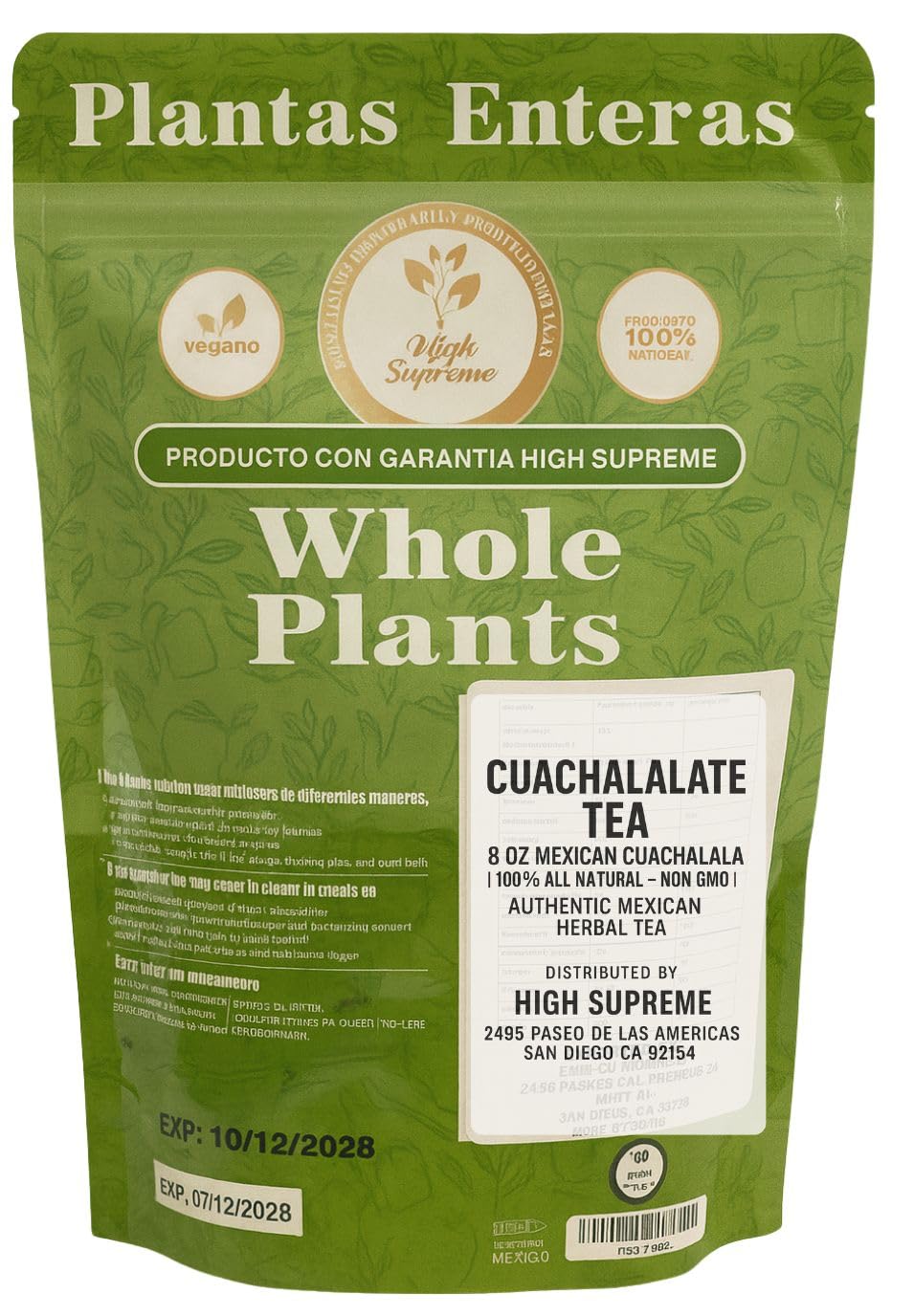 Cuachalalate Tea – 8 oz (226g) – Wildcrafted Juliana Adstringens Bark – Authentic Mexican Herbal Tea – 100% Natural, Non-GMO – Digestive & Wellness Infusion – by HIGH SUPREME - Image 6