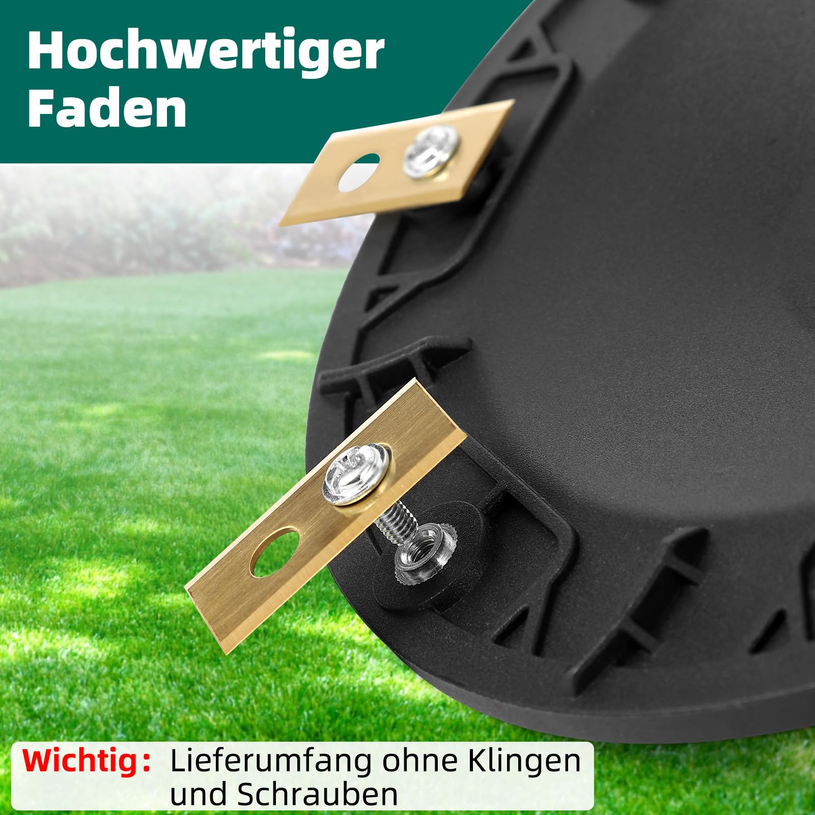 BEOS® PREMIUM Mähroboter Tuning - Messerteller Für 6x Klingen - Glasfa