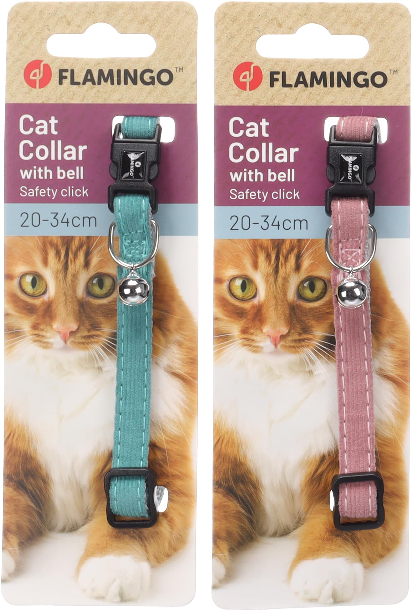Cat Collar Elfi Multiple colours 20-34cm 10mm