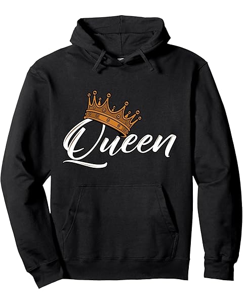 Awesome Queen Crown Crown me font queen Pullover Hoodie