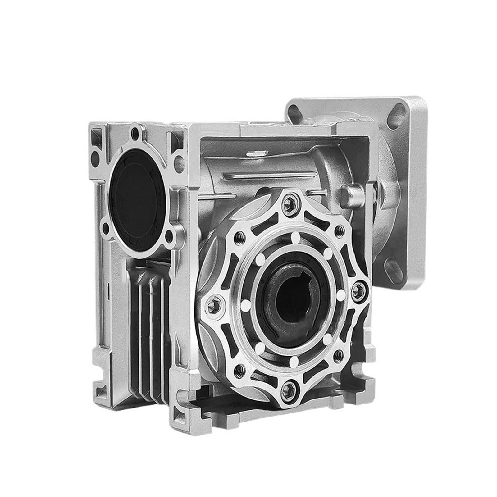 Caja de cambios NMRV030, eje de entrada de 11mm, eje de salida de 14mm, reductor de engranaje de gusano 5:1 7,5:1 10:1 80:1, reductor de relación for Motor Nema 23 Herramientas(25:1)