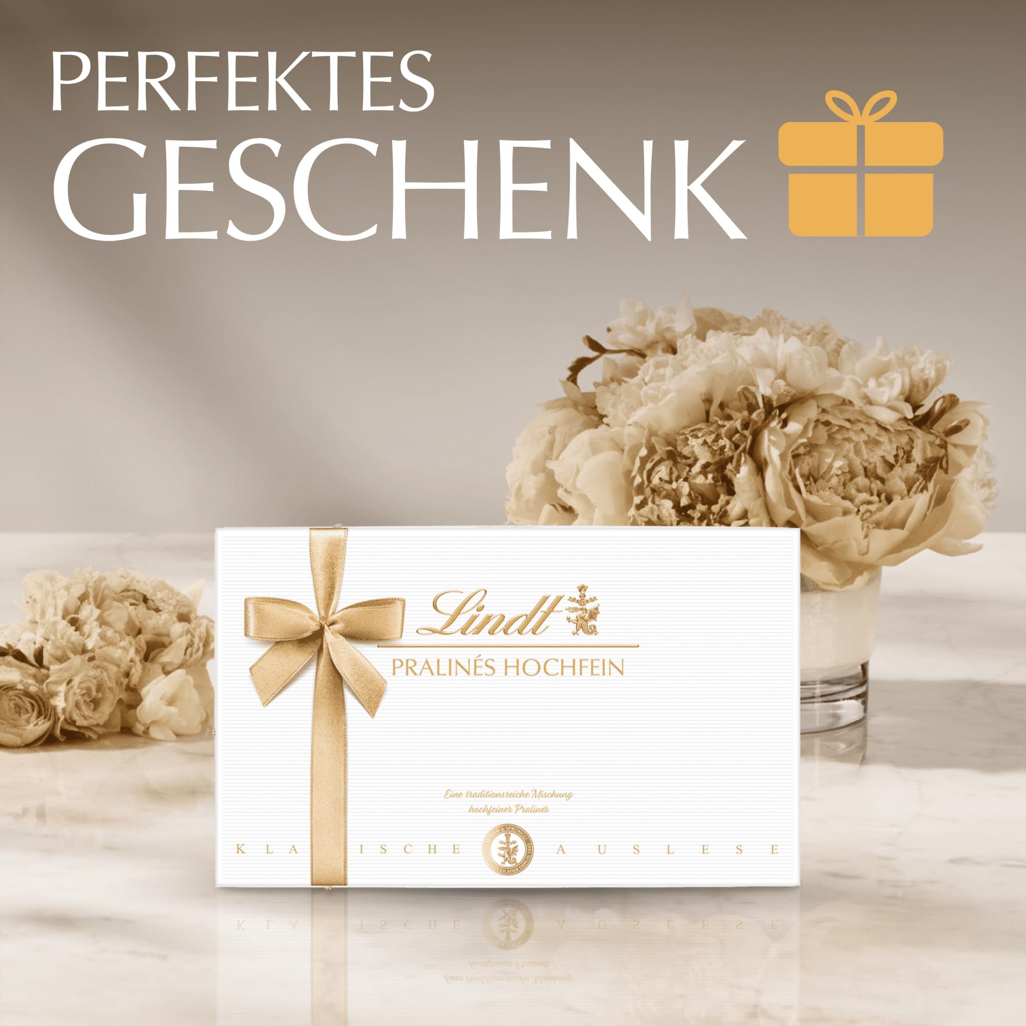 Lindt Schokolade | Pralinés Hochfein Schachtel | 200g | 20 Pralinen in 11 köstlichen Sorten, teilweise mit Alkohol | Pralinen-Schokoladen-Geschenk (Packung mit 5)