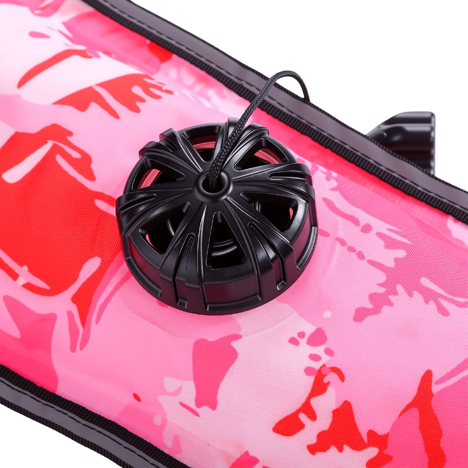 Annadue SMB da Superficie .9ft, Pallone Segnalatore Arancione Alta | Tubo di segnalazione di sicurezza subacqueo gonfiabile con valvola antiesplosione, per immersioni notturne con snorkeling