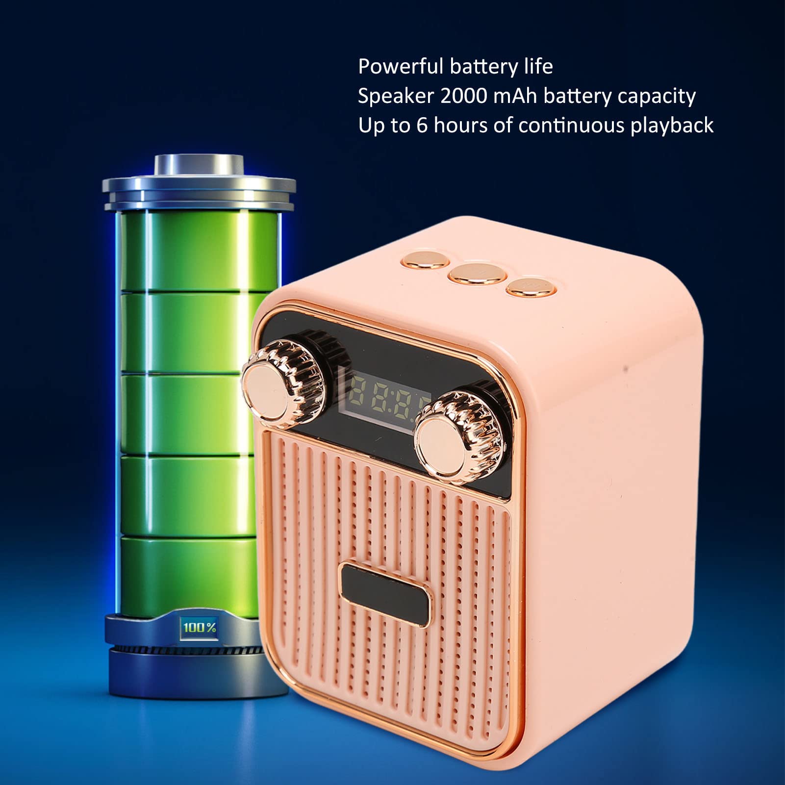 Mini Karaoke Machine per Bambini, Altoparlante Karaoke Bluetooth Portatile con 1 Microfono Wireless, Canzoni Giocattoli Regali di Compleanno per Ragazze 4, 5, 6, 7, 8 Anni Toddler Teens(Rosa)