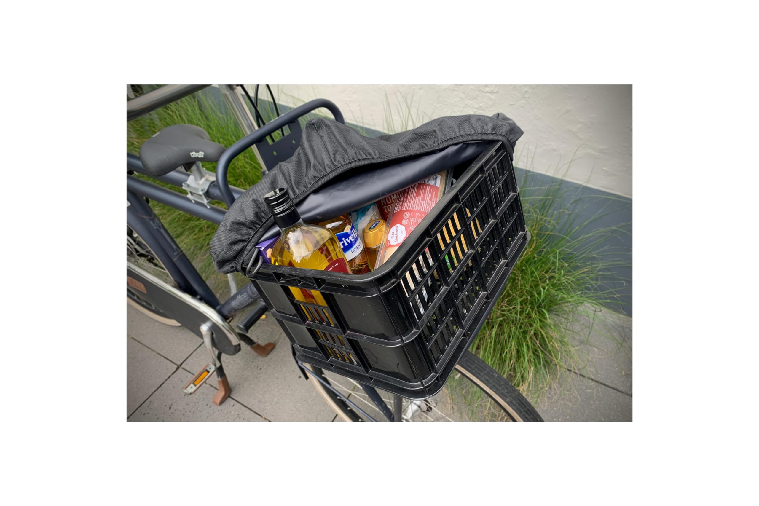 Crate cover - couverture de caisse de vélo • Georgia in Dublin