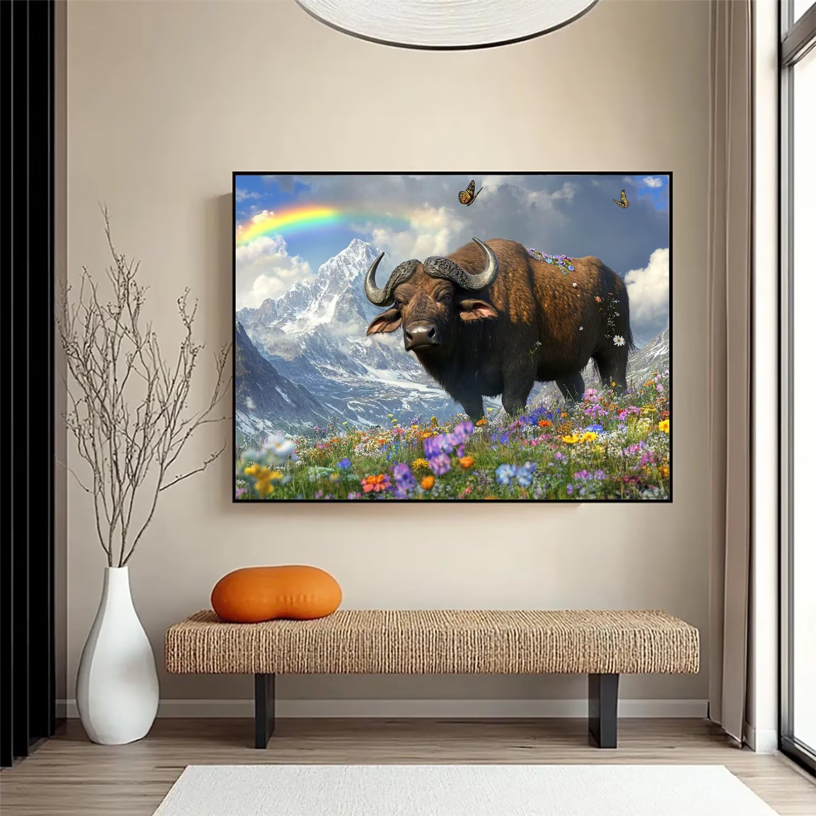 Diamond Painting Landschaft, 5D Diamond Painting Erwachsene 70x90cm qw1-701