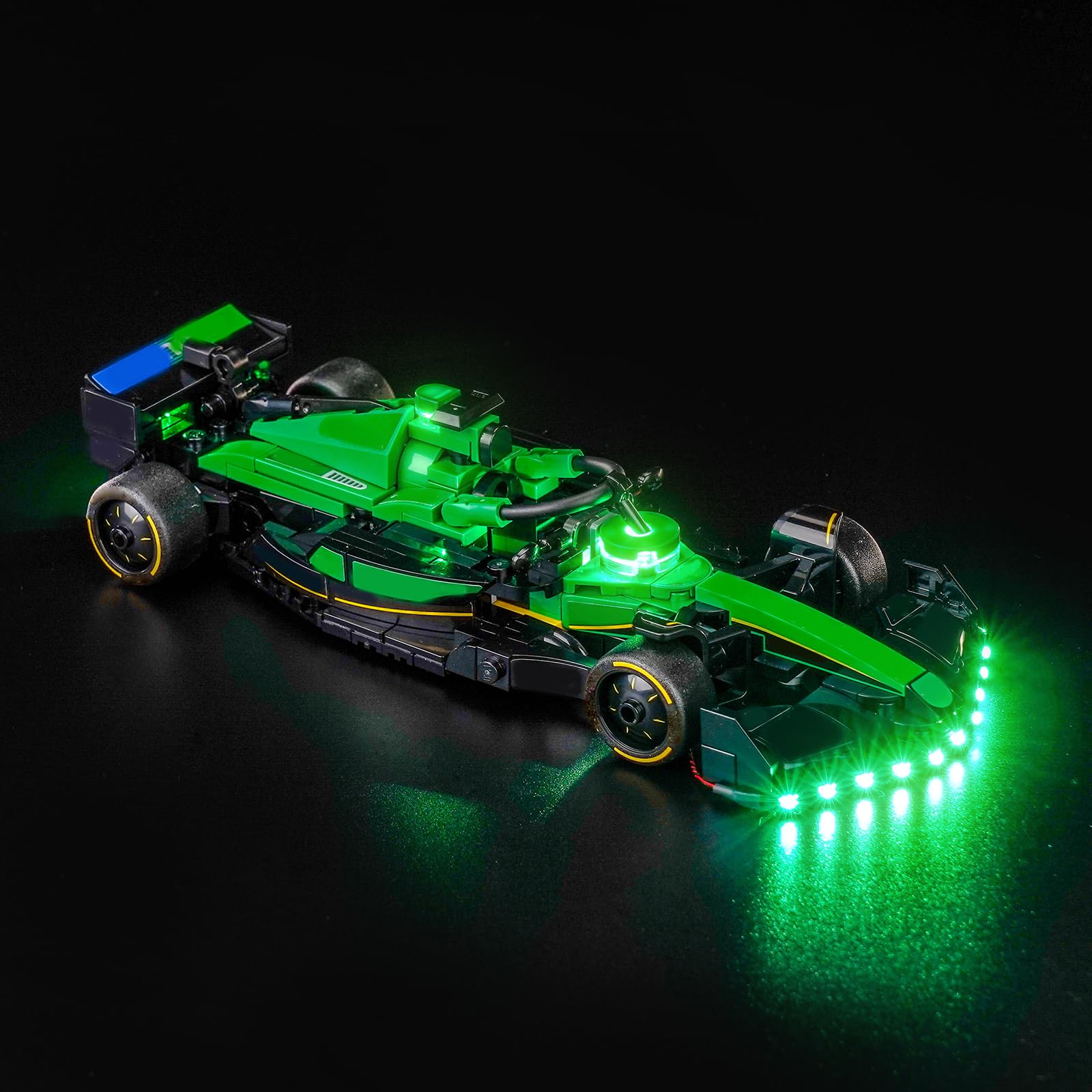 LocoLee Led Light Set Compatible with Lego 77245 Aston Martin Aramco F1 AMR24 Race Car Led Decoration Lighting Kit Compatible with Lego 77245 Building Blocks Model,Only Lights Set,No Model