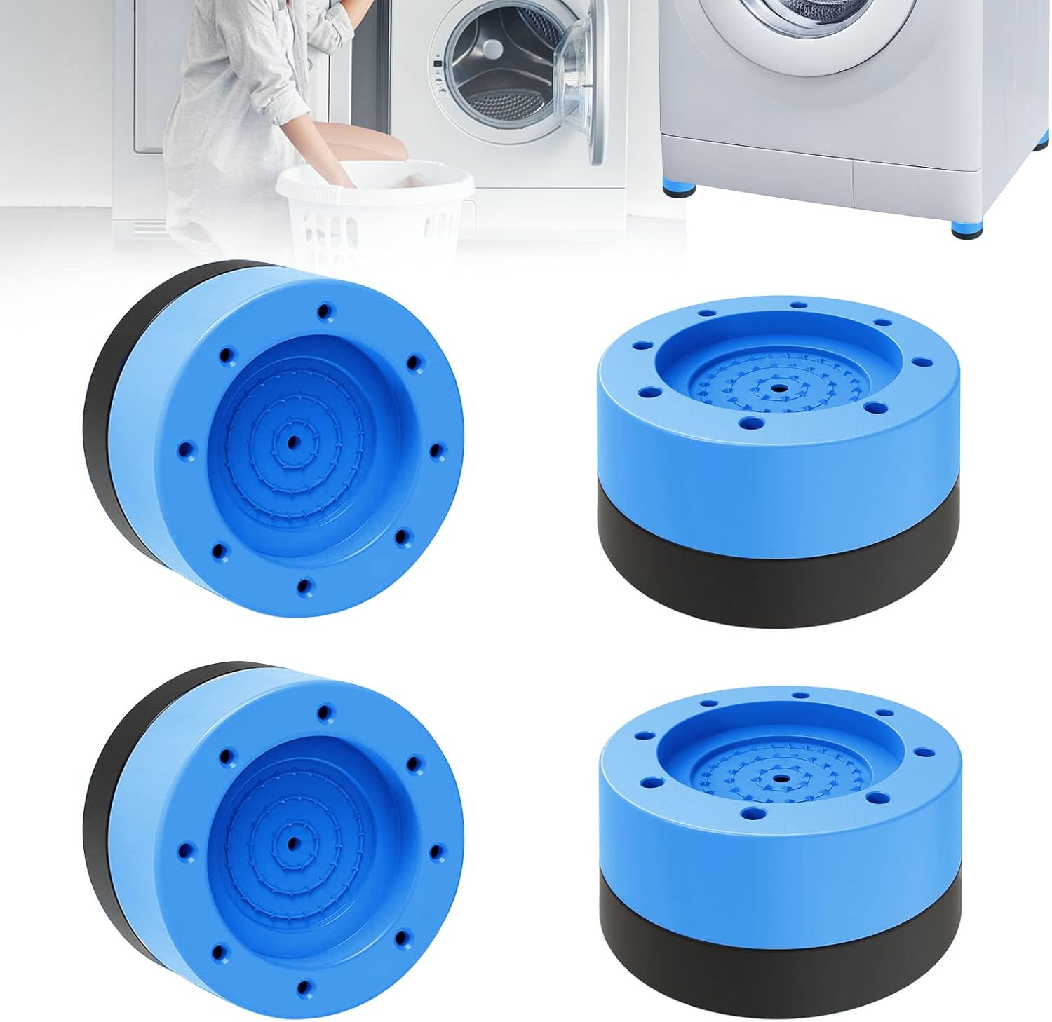 AXLOFO® Washing Machine Foot Pads for Antivibration and