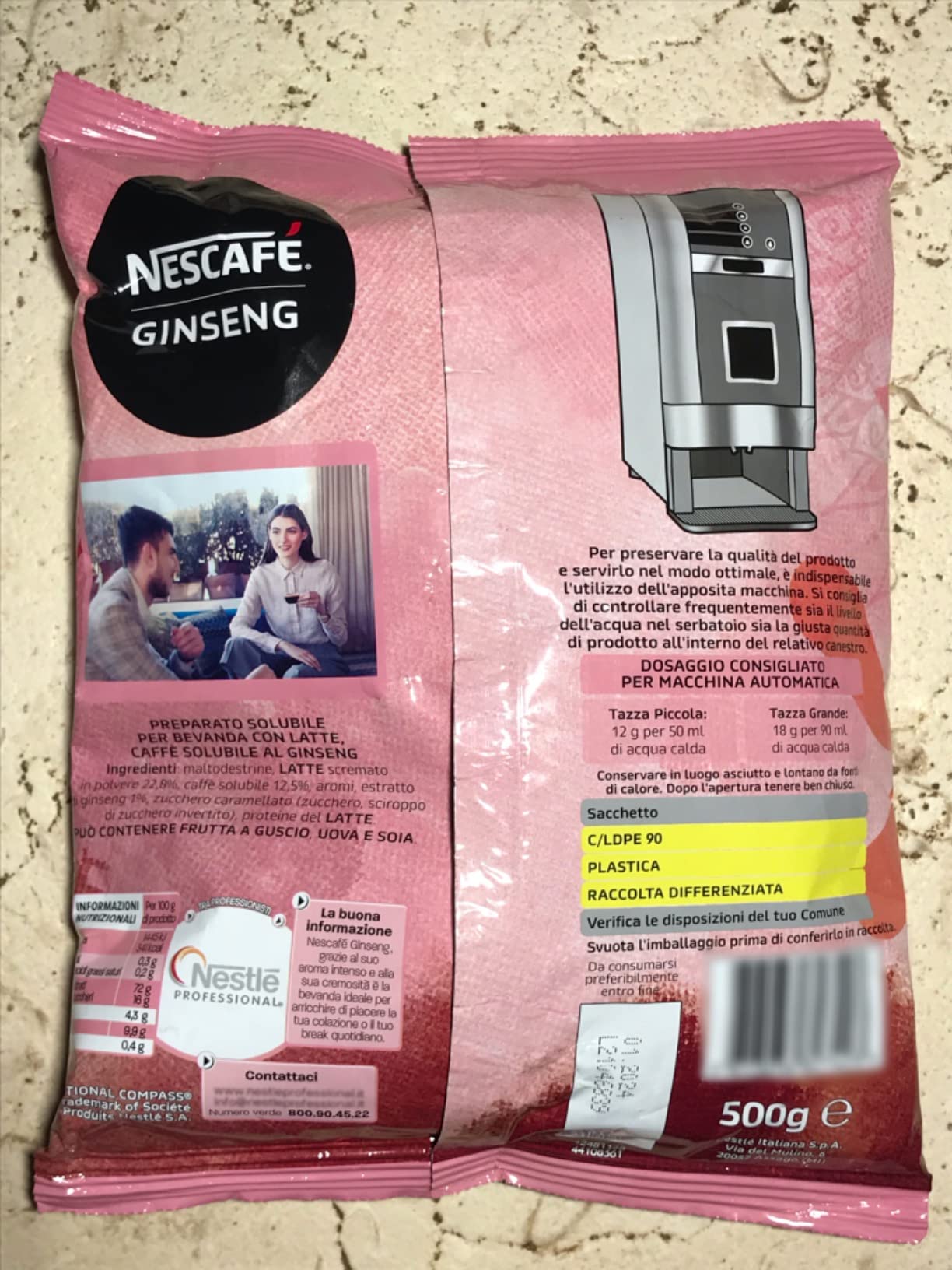 macchina per caffè al ginseng