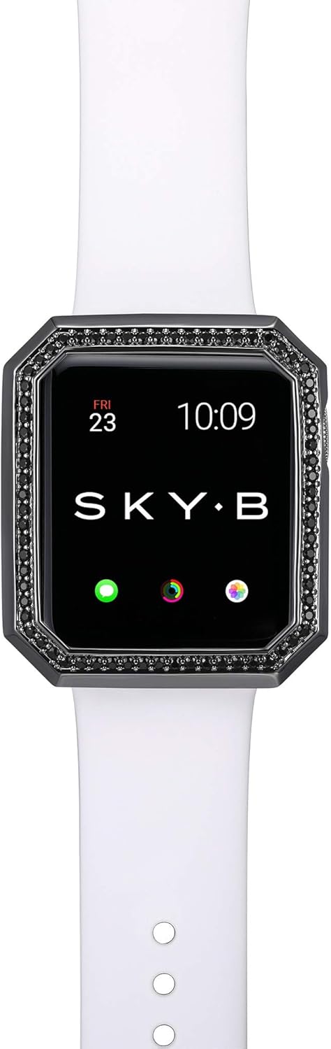 Super Deal Product SKYB Deco Halo Black Protective Jewelry Case for Apple Watch Series 1, 2, 3, 4, 5, 6, SE Devices - 40mm Super Sale 🛒 SKYB Deco Halo Black Protective Jewelry Case for Apple Watch Series 1, 2, 3, 4, 5, 6, SE Devices - 40mm