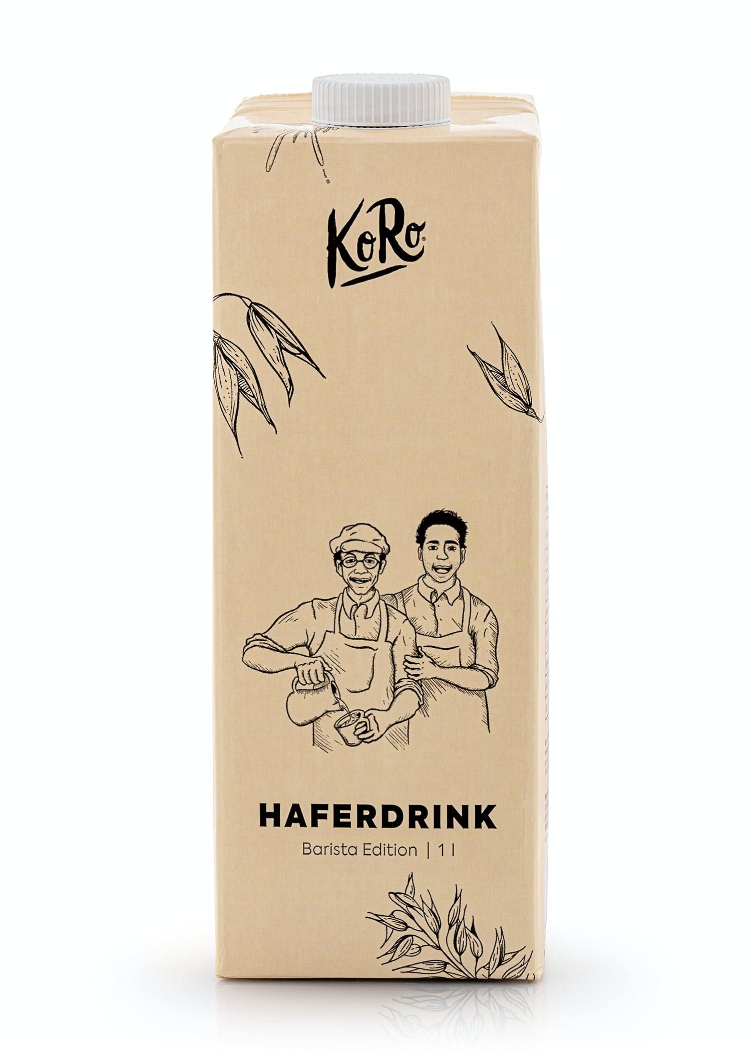 KoRo - Boisson à l'avoine Barista 1 L - Vegan - Sans gluten - Sans sucre raffiné