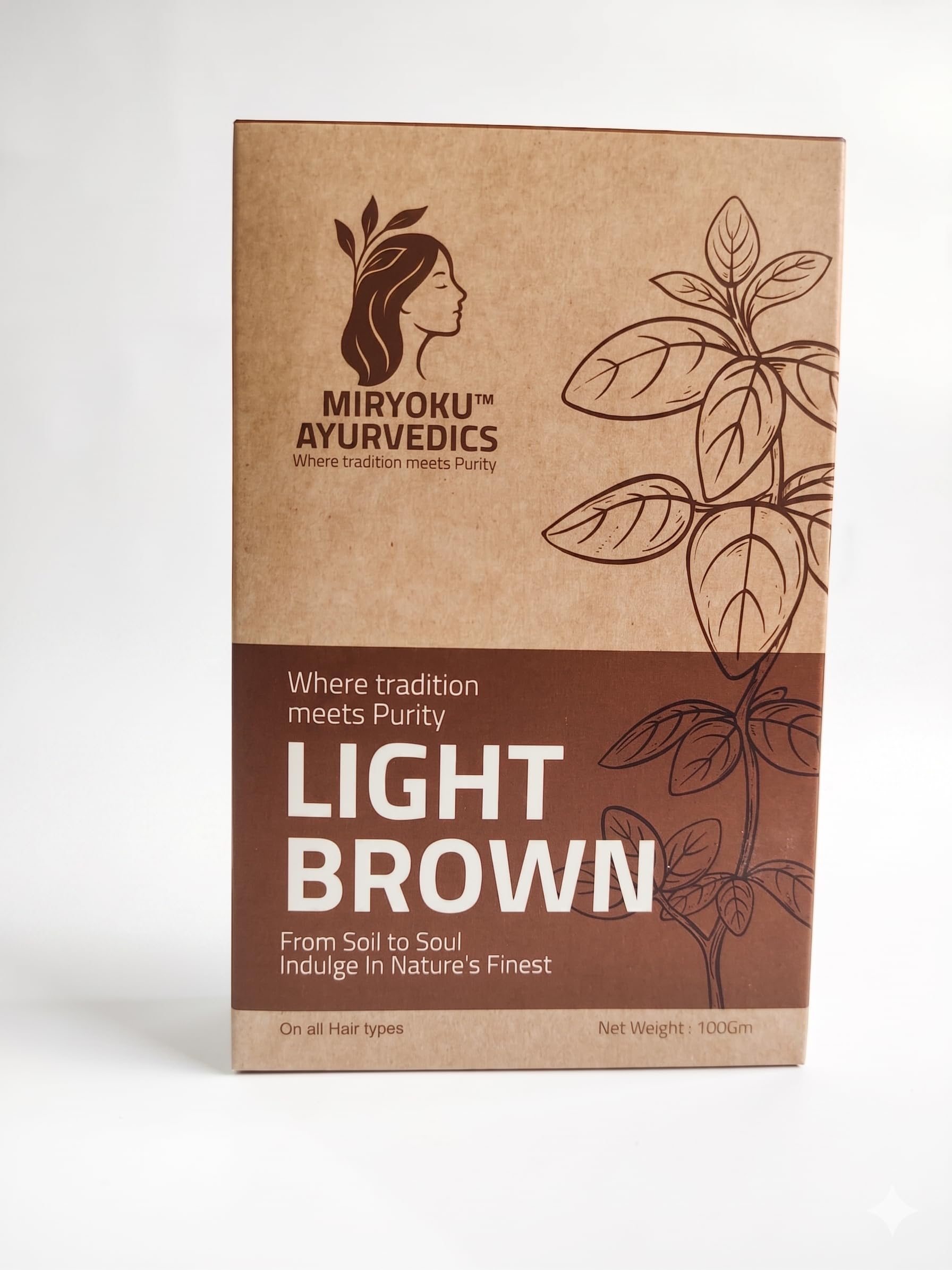 Natural Hair Colour, Light Brown, Ammonia-Free, 100Gm | Free from Ammonia, PPD, Peroxide, Parabens and other harmful chemicals-image-7