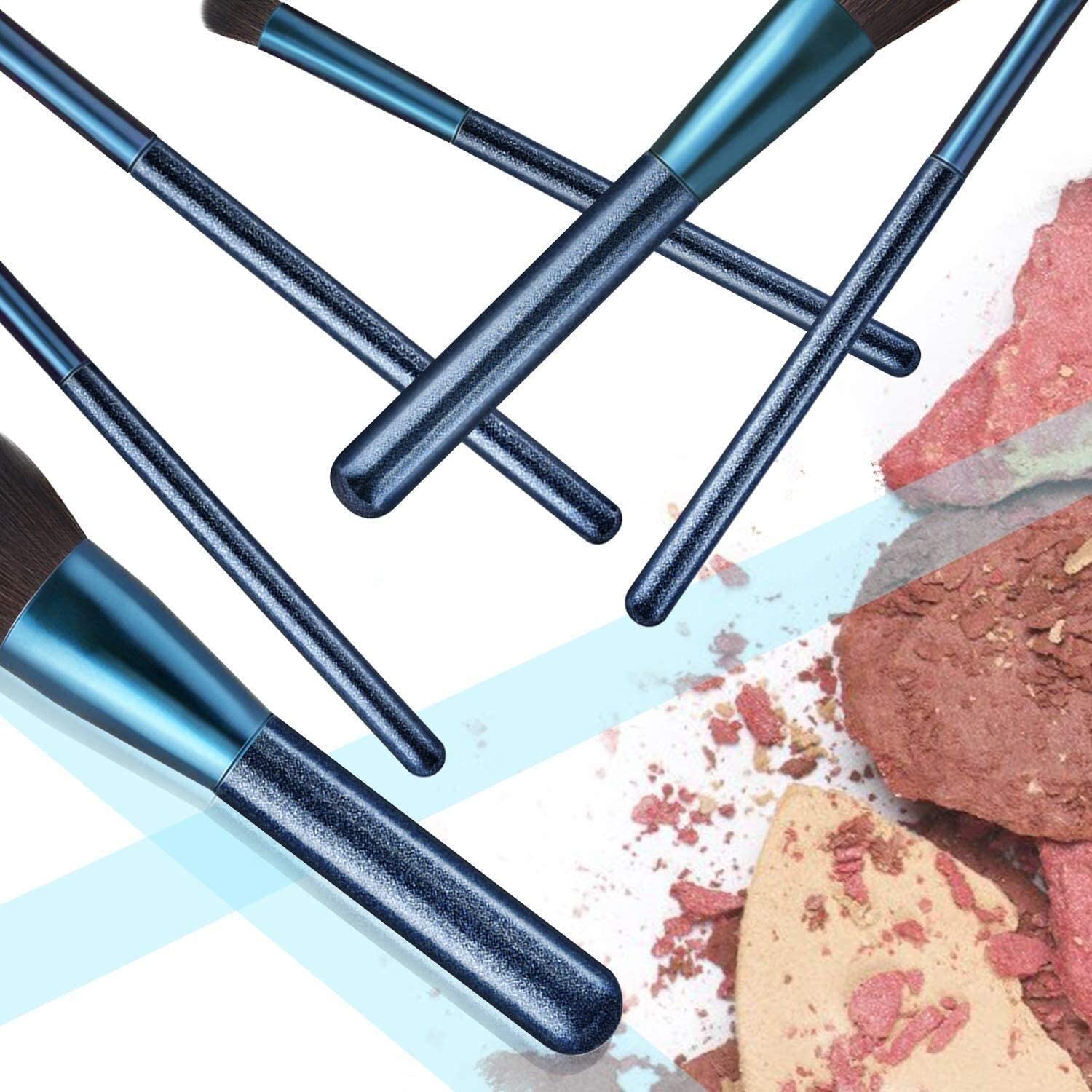 Pennelli for Il Trucco Professionale 12 Pezzi, Fondazione Polvere Blush Blush Blending Concealer Eyeshadow Brush Set