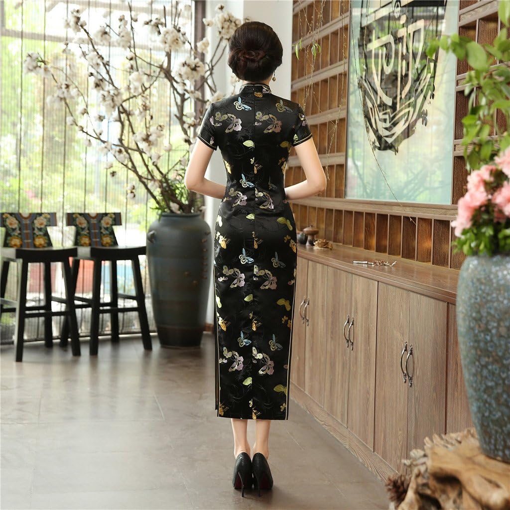 Abito Qipao lungo tradizionale cinese di Shanghai Italia Ubuy
