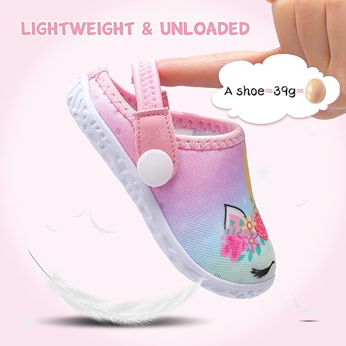 Miniatura 2 de FEETCITY Sandalias para bebés y niñas, pantuflas para primer andador para bebés, zapatos de cuna de verano