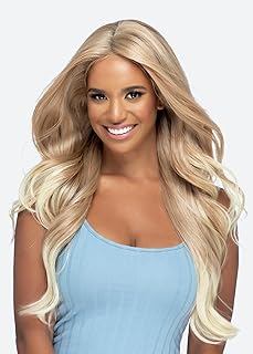 Vivica A. Fox FINLEY, SYNTHETIC HAIR, Natural Baby Lace Wig, Color P2216, Piano Color, Light Brown, Platinum, Reddish Blon...