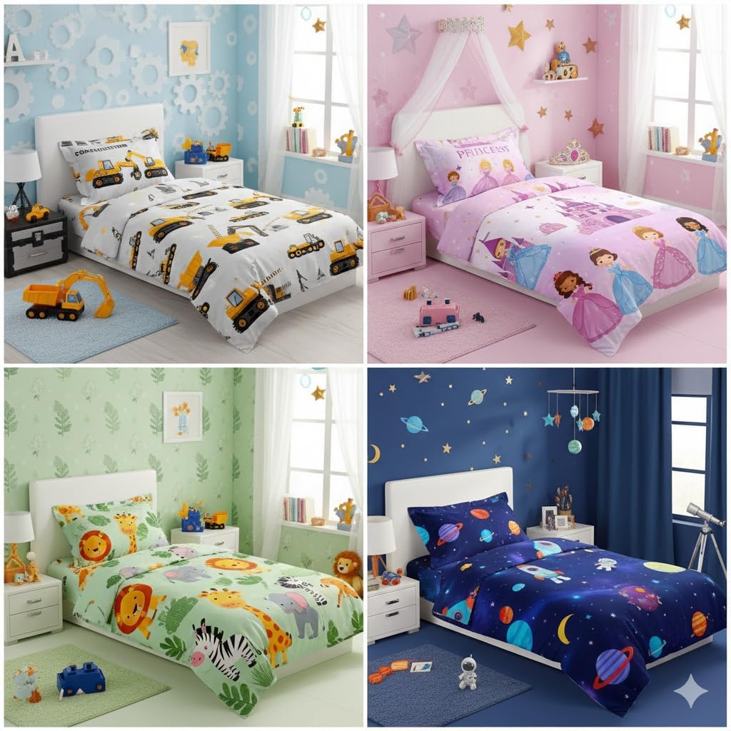 Personalized Photo Bedding for Family, Cutom Duvet Cover Sets from Picture Kids & Couples with Zipper Closure (Queen: 90"x90"(229x229cm))
