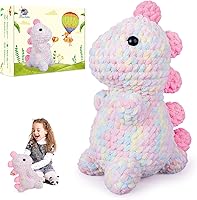 Vista 12 de Kit de ganchillo Crochetta para principiantes, kits de amigurumi de ganchillo con animales con videotutoriales paso a paso, paquete de inicio
