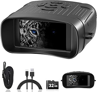 Cool Tech Gadgets, Night Vision Goggles for Adults Binoculars & Camera - Infrared Goggles for Hunter - Digital Electronics Gift - Hunting Gifts for Men/Dad/Husband - Perfect for Camping/Boating