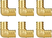 Vista 22 de SUNGATOR Accesorios Pex de 1 pulgada, paquete de 2 acoplamientos Pex de 1/2 pulgada, sin plomo de latón, accesorios Pex de 1 pulgada para tubería Pex