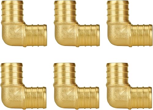 Miniatura 42 de SUNGATOR Paquete de 2 codos de oreja Pex de 1/2 pulgada, sin plomo de latón, accesorios Pex de 1/2 pulgada, certificado NSF