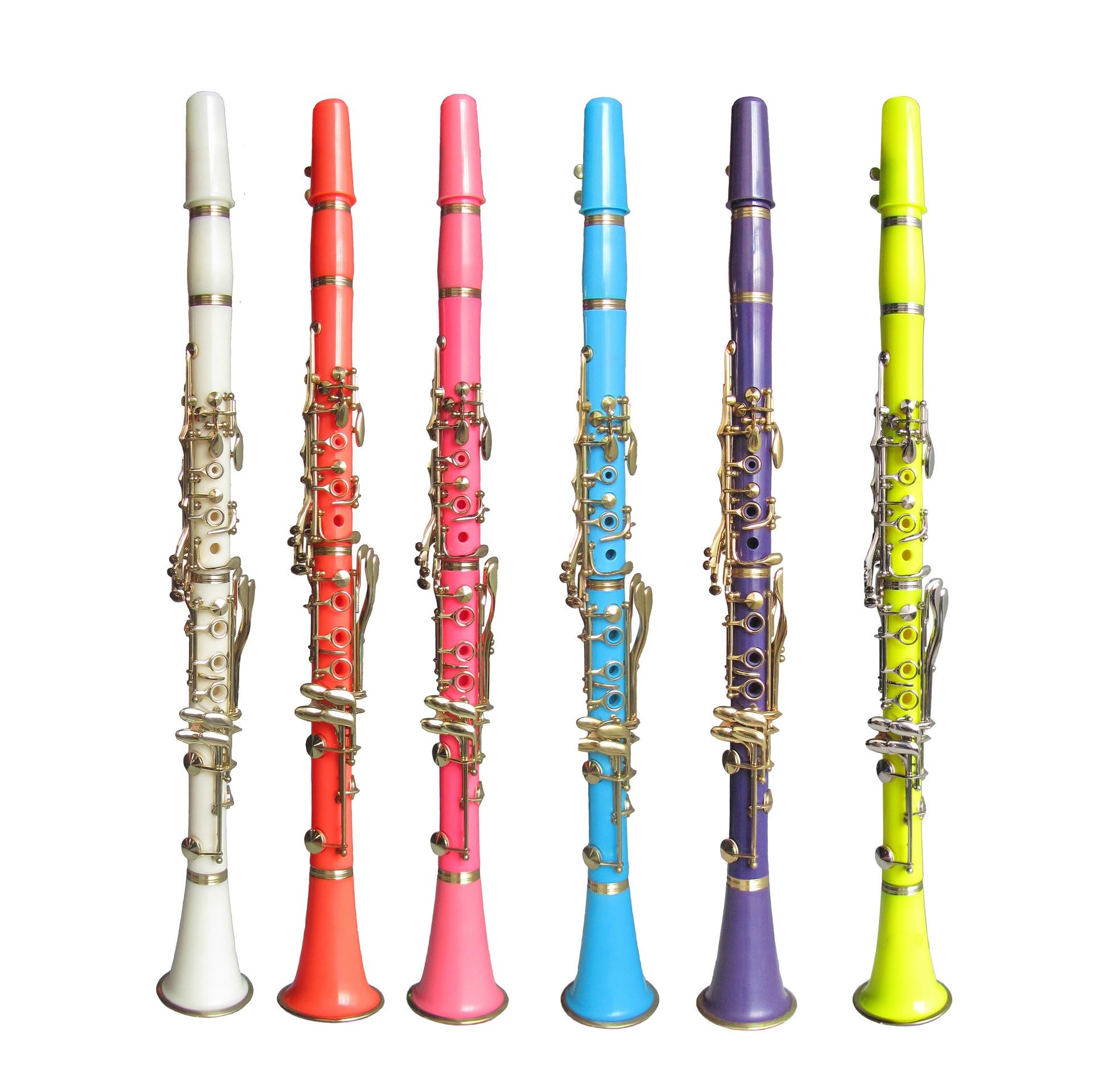 clarinetto sib Clarinetto a 17 tasti in Sib Clarinetto in ABS colorato con corpo(Sky blue)