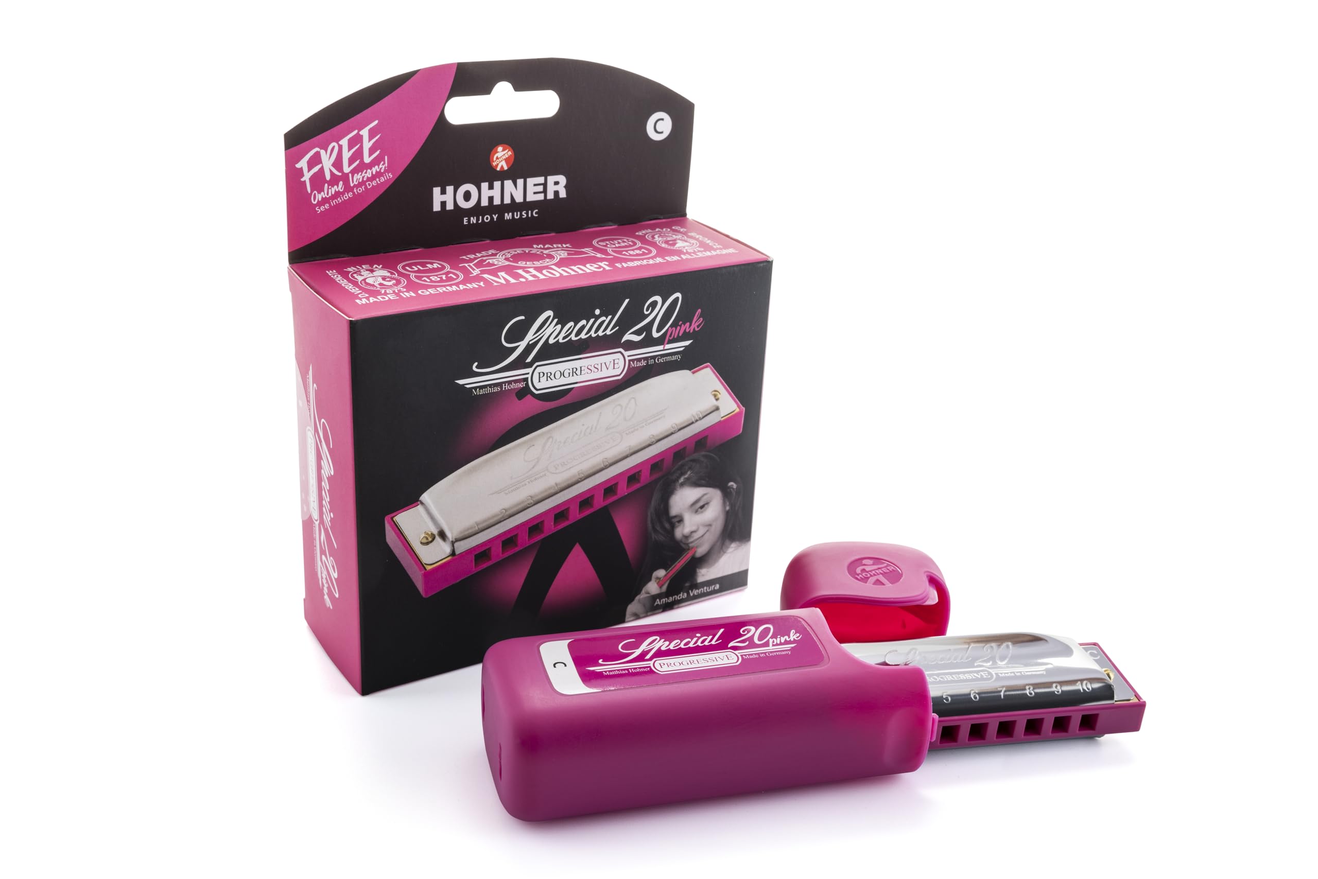 HOHNER Special 20 PINK harmonica C-major