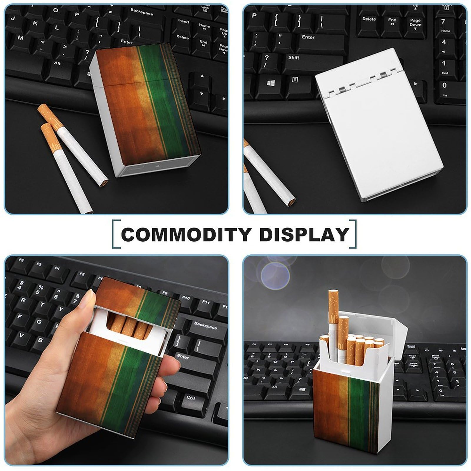 cigarette dry box Amazon.com: Airtight Cigarette Dry Box，Orange and Green Pattern Printed  Waterproof Cigarette Case，Protects Cigarettes from Water, Great for Outdoor  Adventures : Health & Household