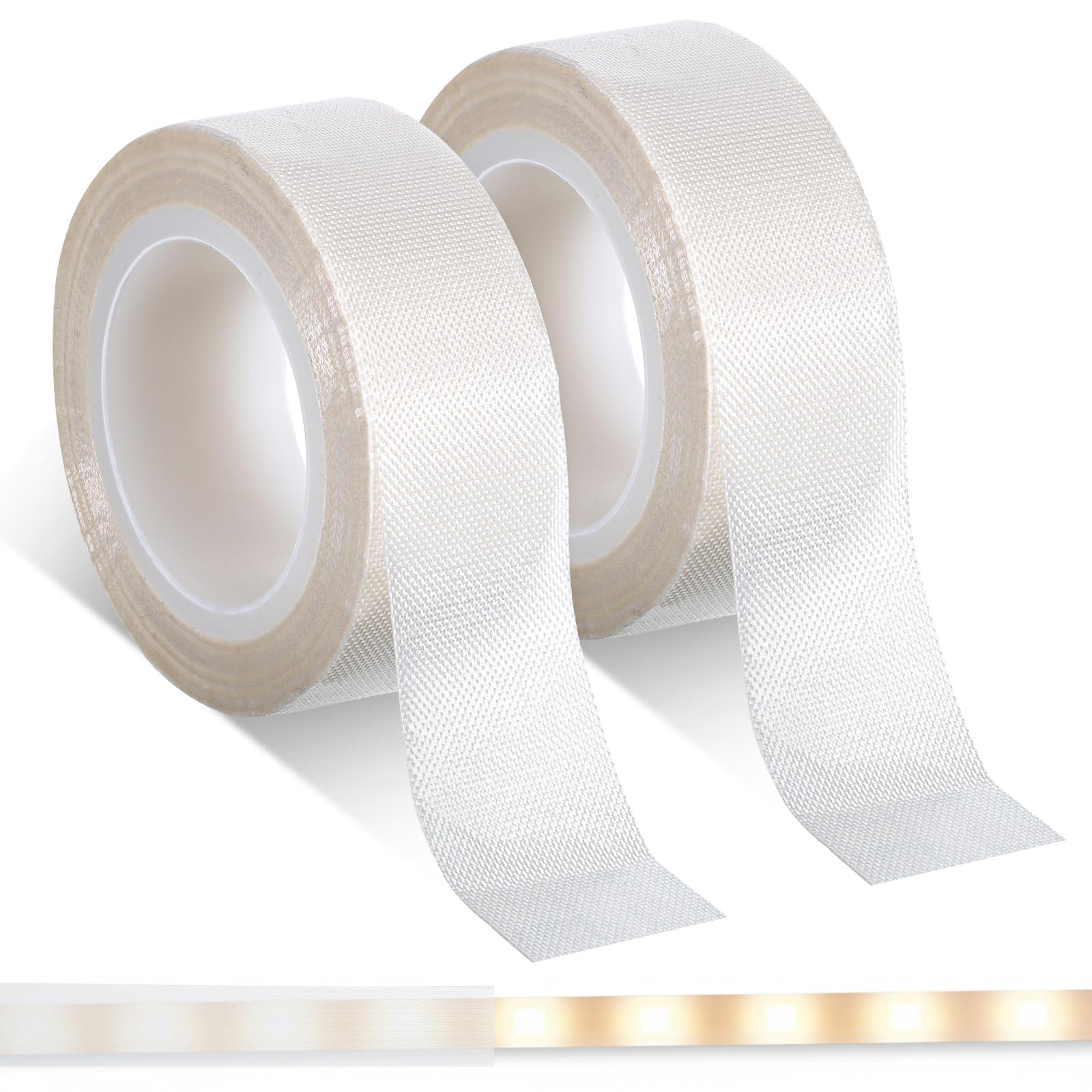 Photo 1 of EupHHonycs LED Diffuser Tape, 2-Piece, Off-white