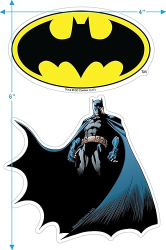 Miniatura 6 de Popfunk Sudadera clásica con capucha y calcomanías con logotipo clásico de Batman para padres y papás