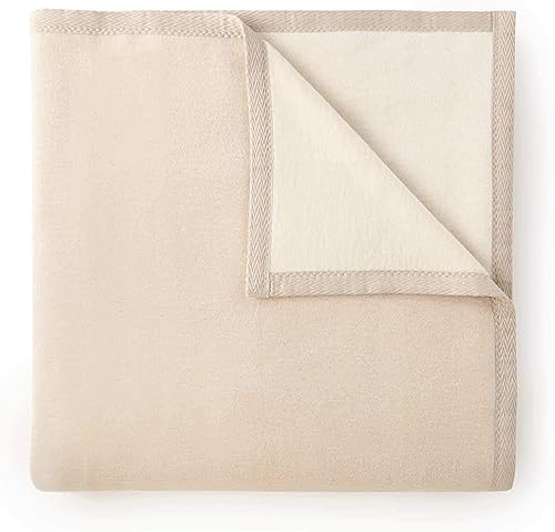 Peacock Alley Favorite Blanket - Manta reversible de algodón de lujo para uso durante todo el año, 100% algodón de fibra larga, importada de Peacock Alley Favorite Blanket - Manta reversible de algodón de lujo para uso durante todo el año, 100% algodón de fibra larga, importada de