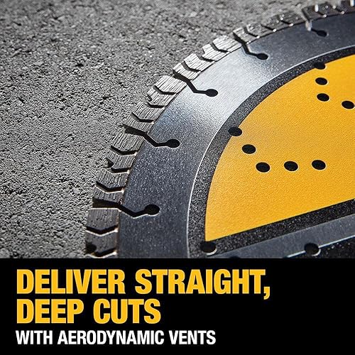 Miniatura 4 de DEWALT Hoja de sierra de diamante, hoja de hormigón y mampostería, segmentada, 9 pulgadas (DW47924)