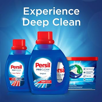 Persil ProClean 2-in-1 Liquid Laundry Detergent, 75 Loads, 150 Fl Oz