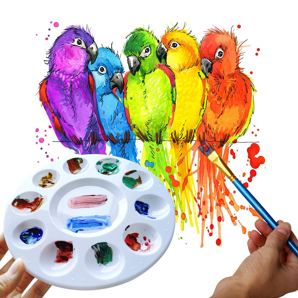 Little Art - Tavolozza per pittura, 80 pezzi, colore: Bianco