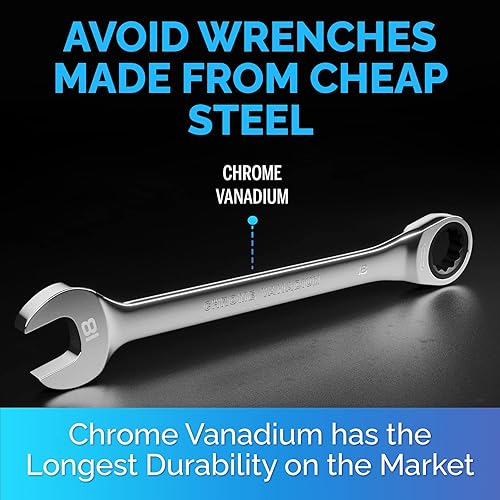 Miniatura 4 de Llave de trinquete de diseño delgado de 18mm