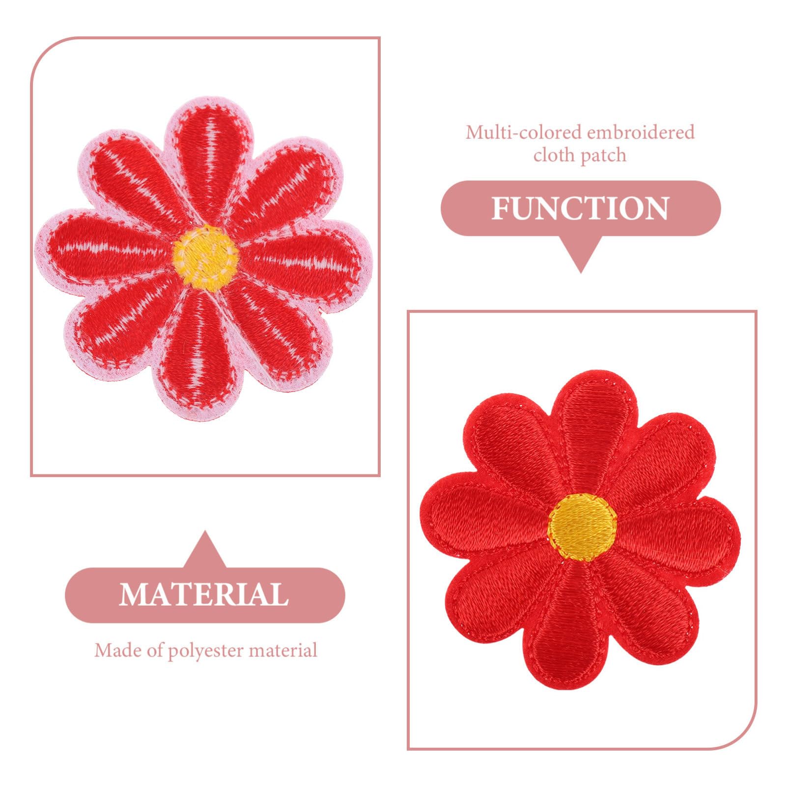 Lurrose 108stücke Gestickte Applikationen Aufbügelbare Flicken Für Kleidung Jeans Taschen Und Hüte Dekoration Und Reparatur Von Stoffen