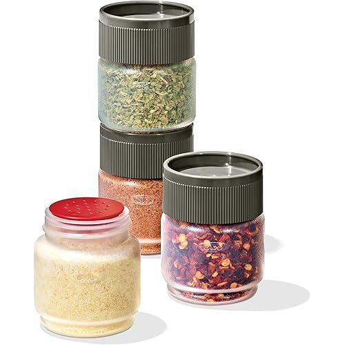 OXO Outdoor 4-Piece Spice Shaker Set