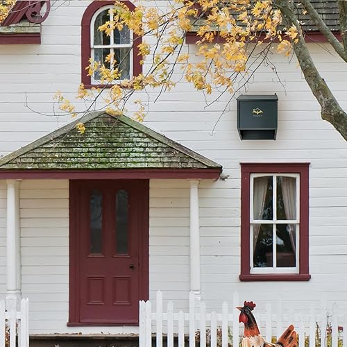 Miniatura 4 de Casas de murciélagos para exteriores de 2 cámaras, color gris, caja de murciélagos de 14.7 pulgadas para exteriores, madera natural, limpia tu patio