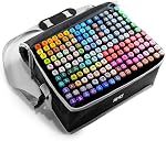 Alcohol Markers 80 Colors with Base Dual Tip Art Drawing Markers for Anime Sketch Illustrations - Refillable