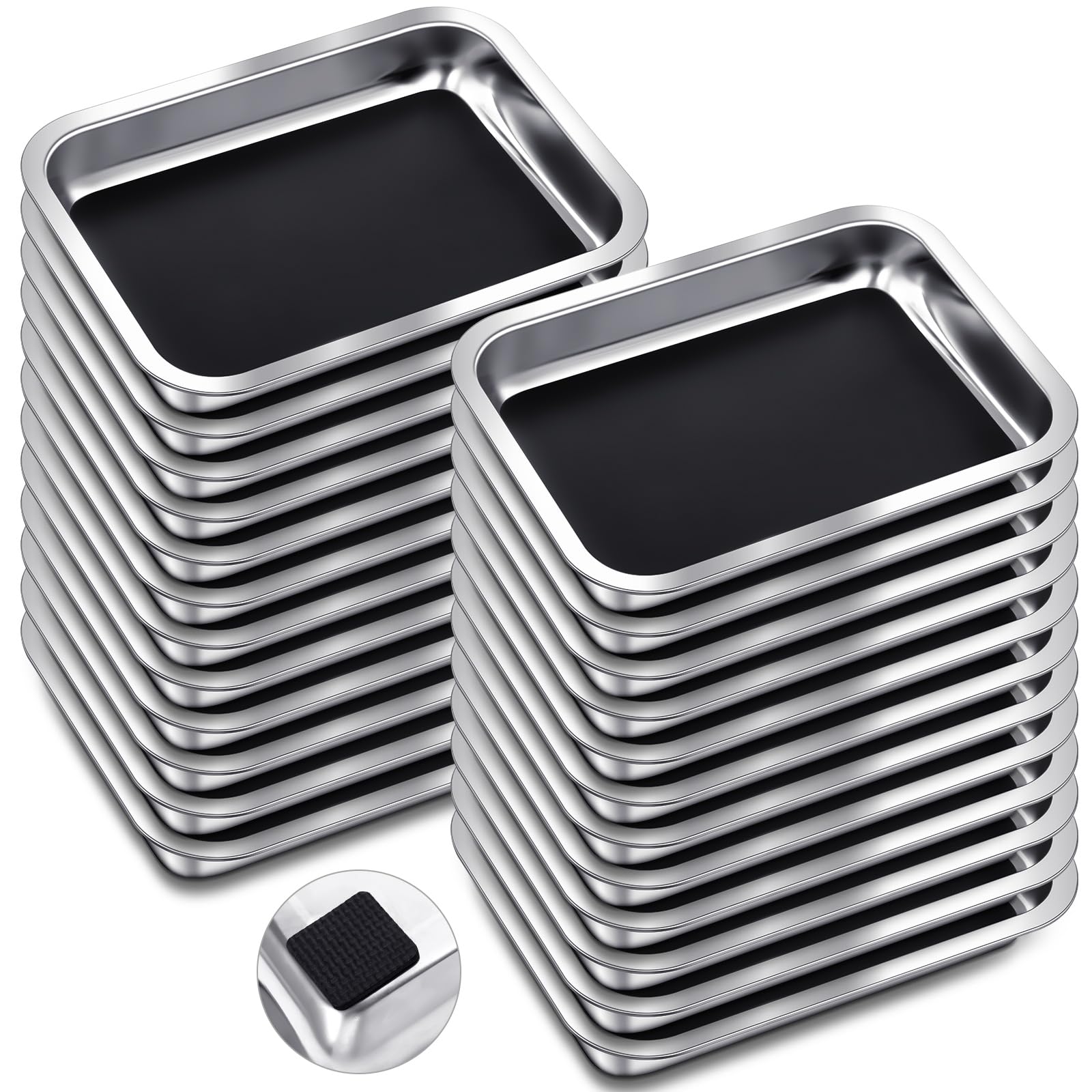 Conelist 8 Set 12.2 x 8.27 Inch Dissection Pan with Wax, Black — Amazon image 18