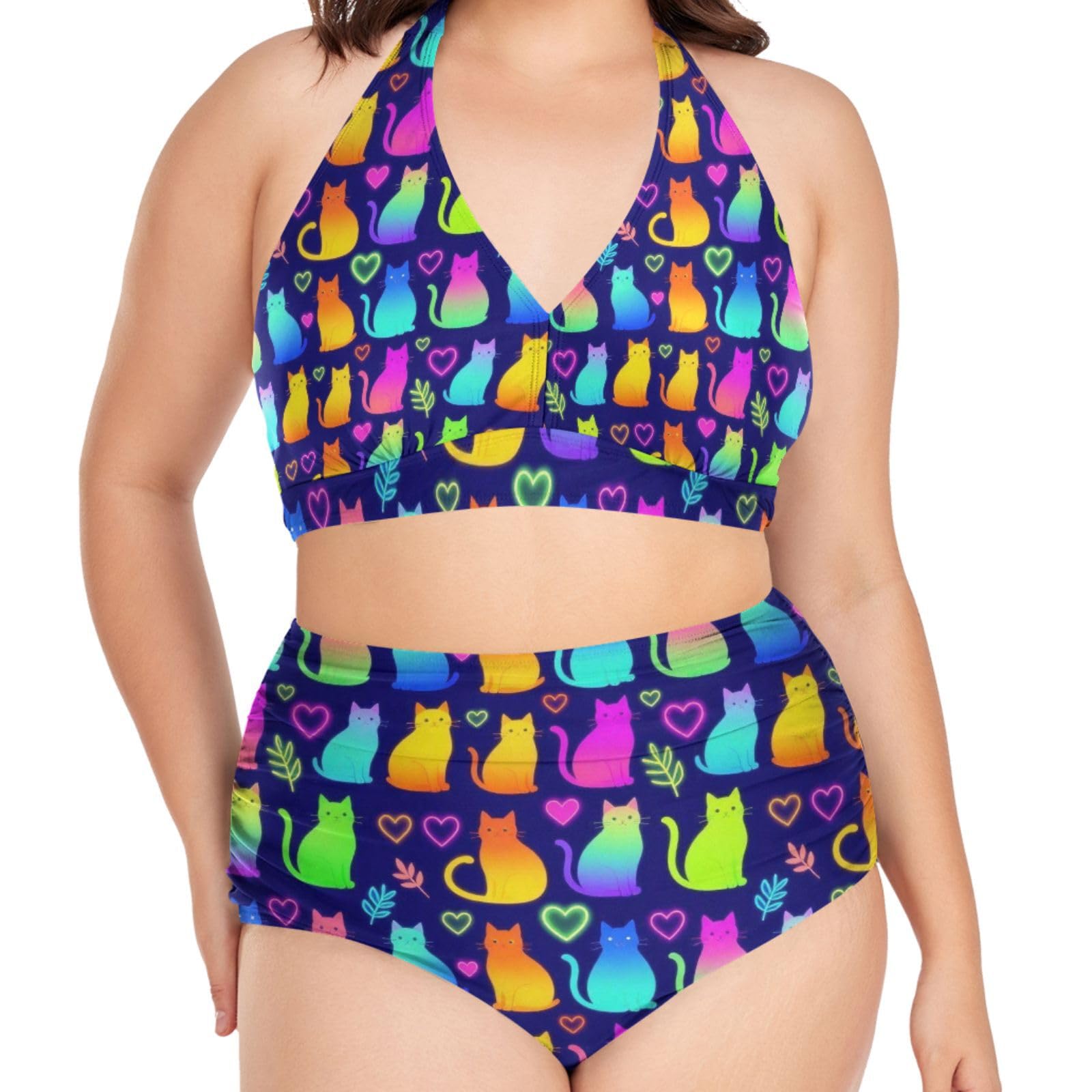 FRODOTGV Stroje kąpielowe damskie plus size L-4XL