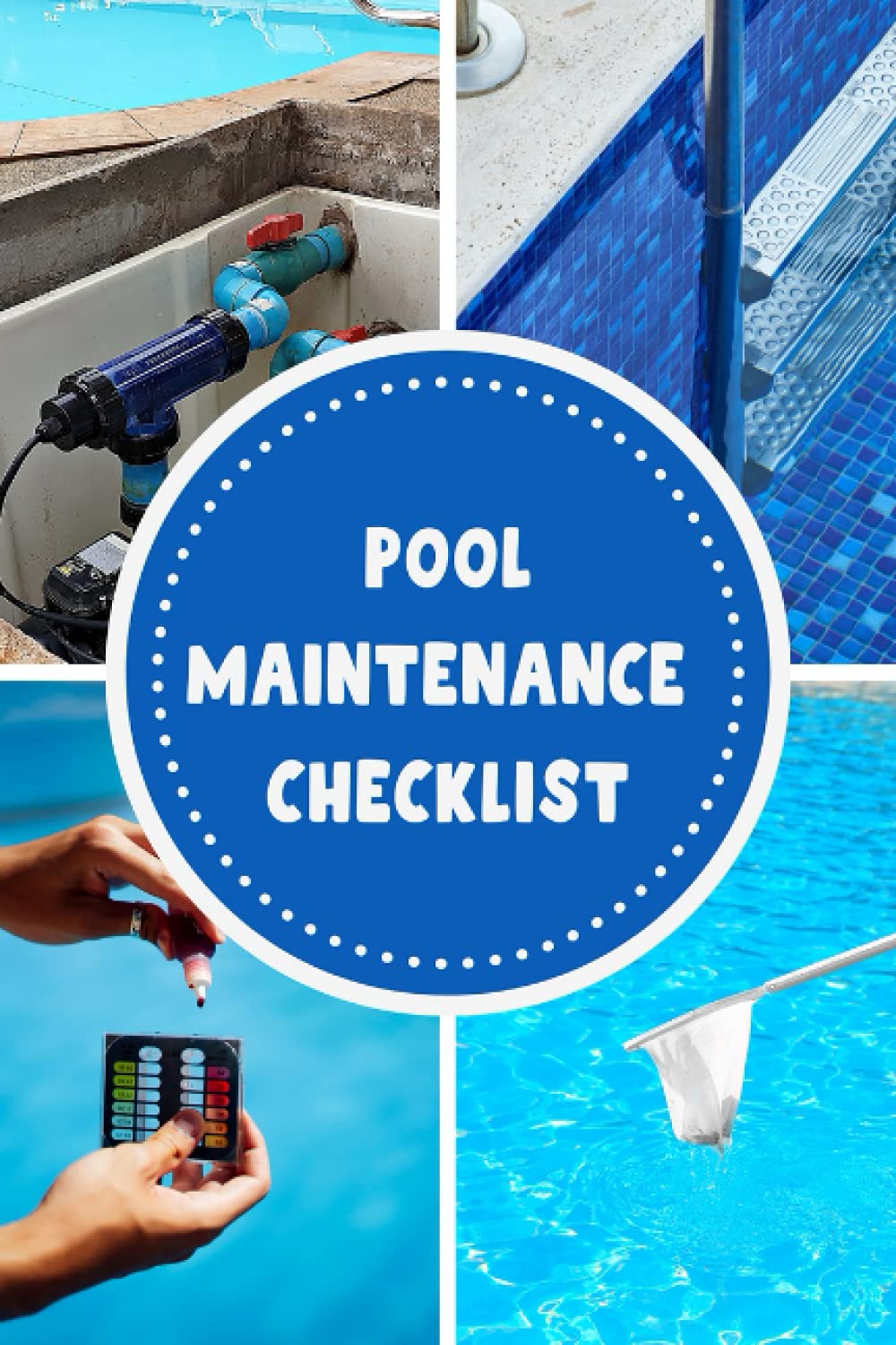 Buy Pool Maintenance Checklist Professional Journal For Hotels, Gym, Villa , Swimming Pool