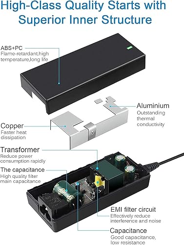 Miniatura 6 de Cargador USB tipo C de 65 W para HP Chromebook 14 14A G5 11 11A G6 G7 G8 EE Spectre x360 Elite x2 EliteBook 14-ca061dx 14-ca052wm 14-ca051wm