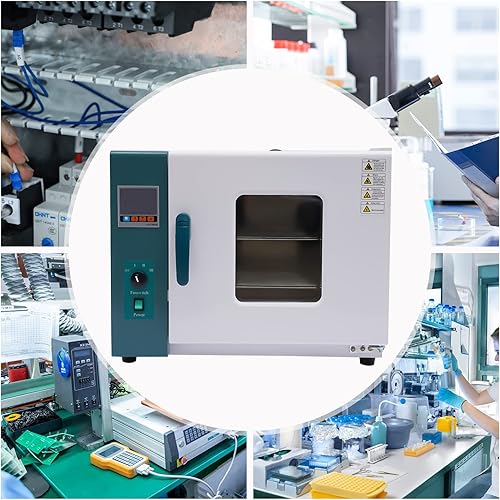Miniatura 3 de Horno de secado por convección de aire forzado digital de laboratorio de calor industrial Horno de secado constante Control de temperatura 110V 60Hz