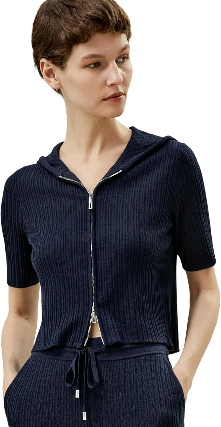 新品・未使用 CAMBIO ショールカラーケーブルカーディガン L Cambio