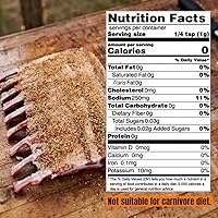 Vista 2 de Hardcore Carnivore Camo - Condimento de caza salvaje y cordero (agitador de 10.5 onzas) Bold Texas-Made Spice Blend para venado, alce, pato, cordero