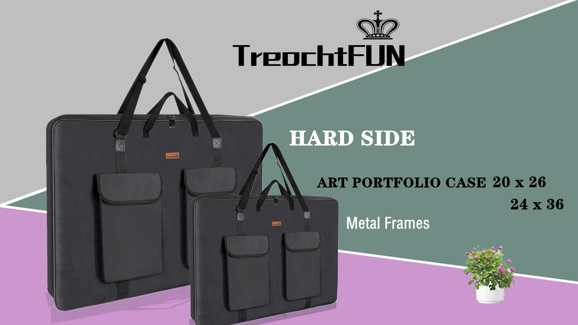 Amazon.com: TreochtFUN Hard Side Art Portfolio Bag 24 X 36
