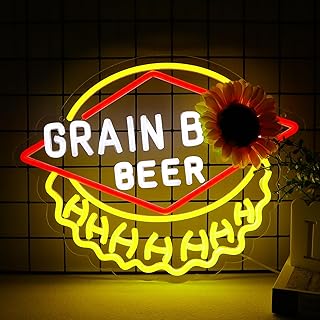 Beer Neon Signs for Wall Decor Neon Lights for Bedroom Led Business Signs Suitable for Man Cave Bar Pub Restaurant Christmas Gift Art