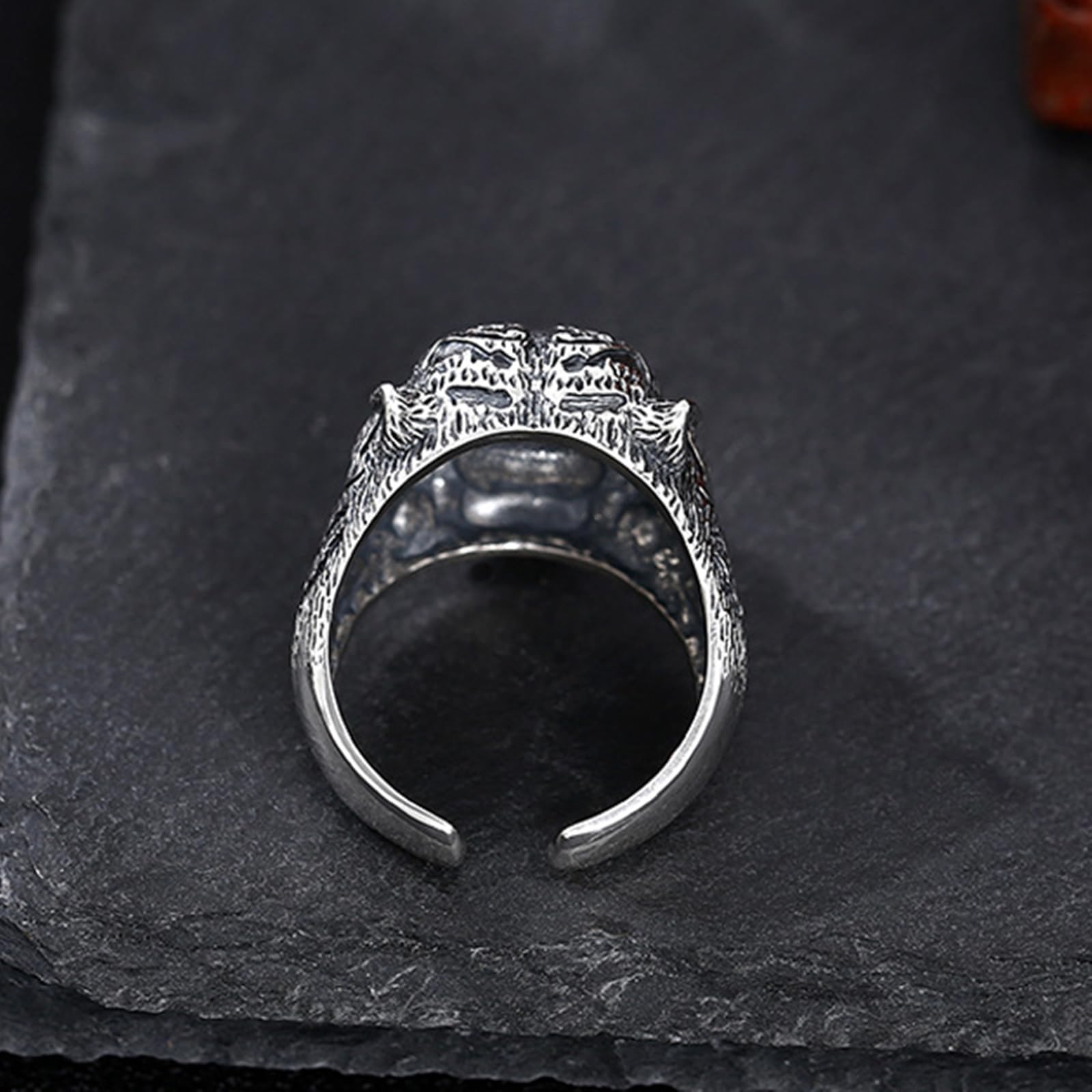 Anelli Uomo In Argento 925 Anello Aperto Argento Regolabile Uomo